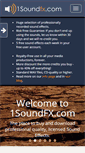 Mobile Screenshot of 1soundfx.com